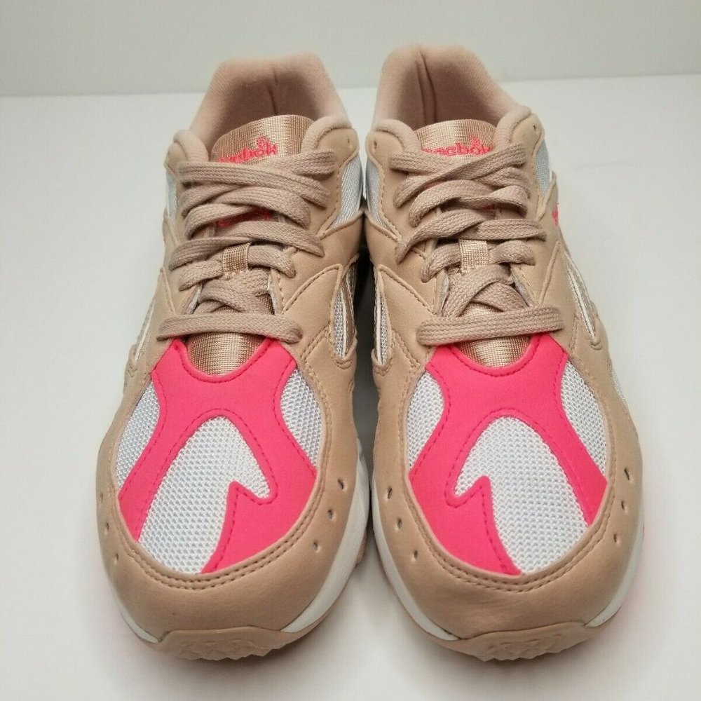 Reebok Womens Aztrek Pink Fashion Sneaker